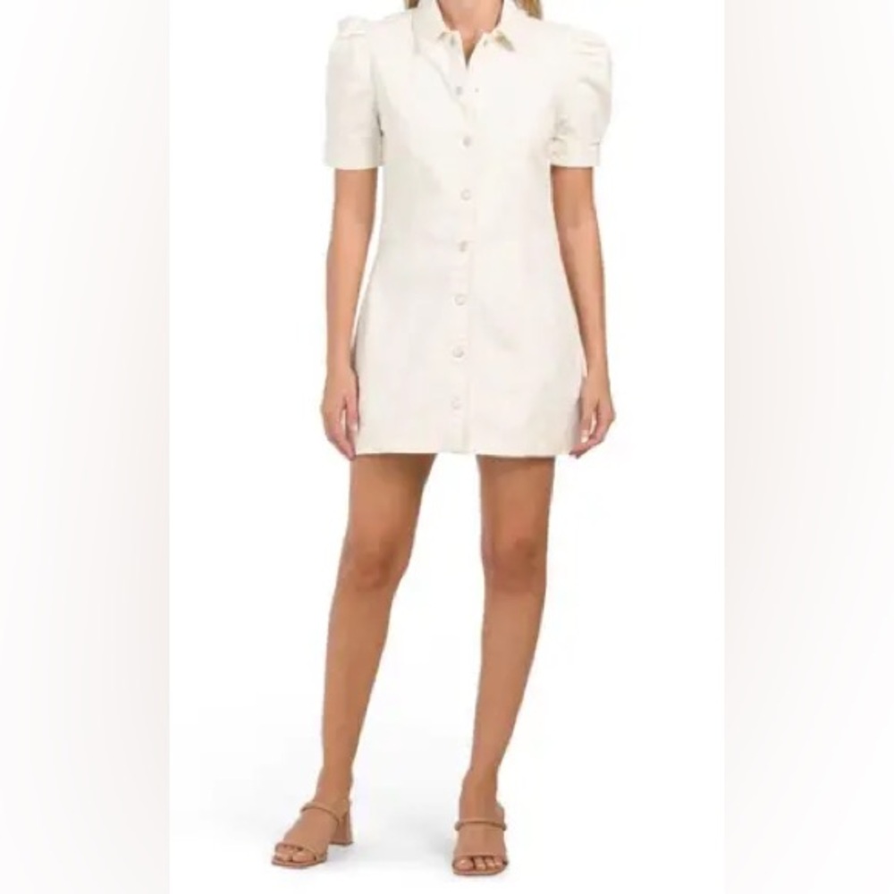 BLANK NYC Button Up Denim Dress